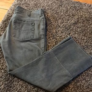 EUC Katayone Adeli Capri jeans size 8 olive green